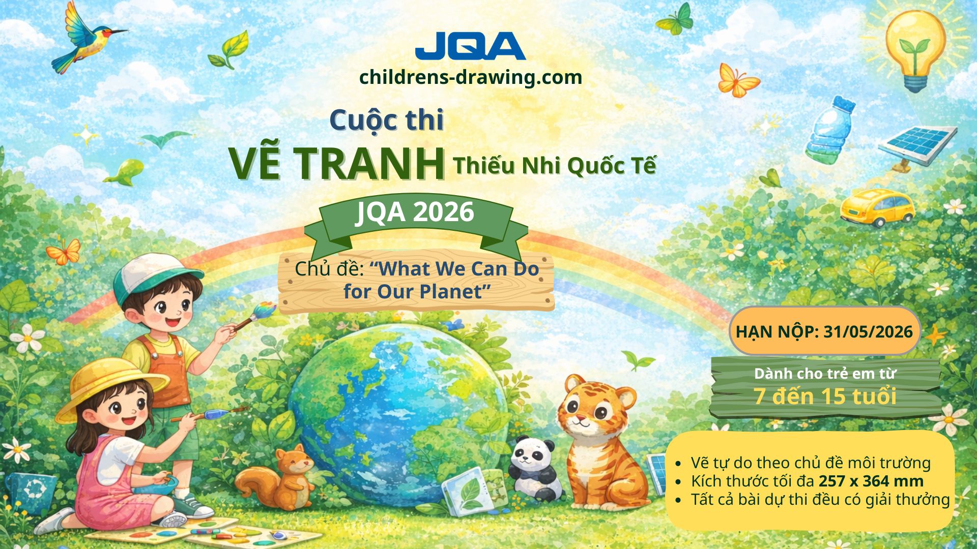 Cuộc thi Vẽ tranh Thiếu nhi Quốc tế JQA lần thứ 26